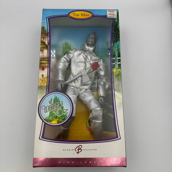 Mattel Barbie Collector Wizard of Oz Tin Man Ken Doll Pink Label 2006 NIB - Picture 1 of 6